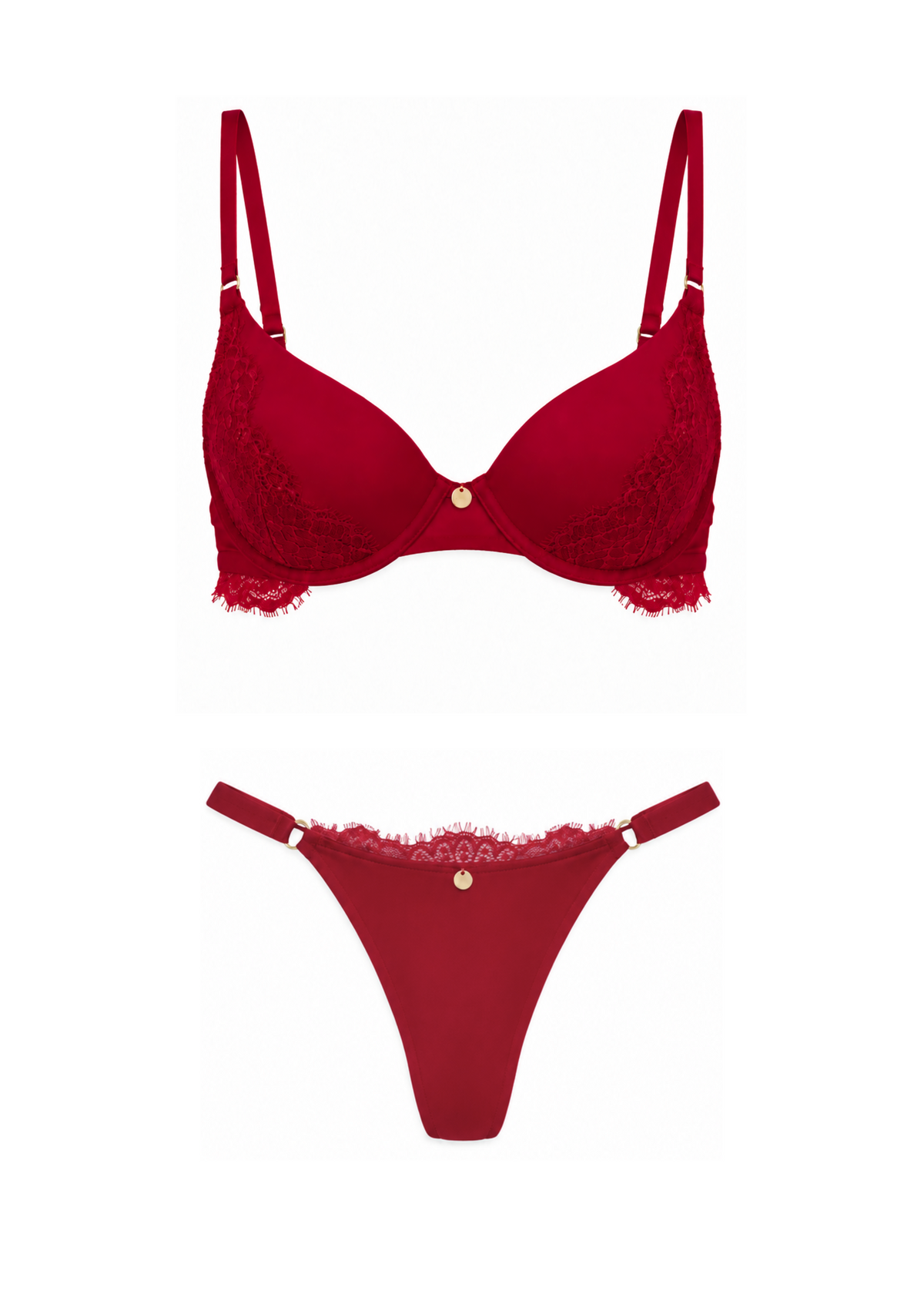 Soft Lace Bra & Thong Danielle