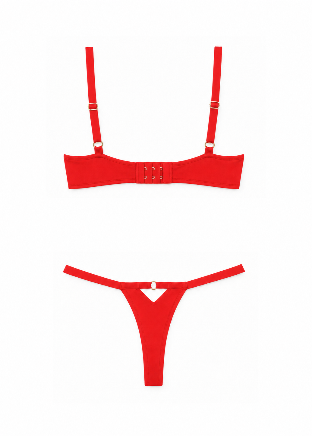 Stretch T-shirt Bra &amp; Thong Alexis