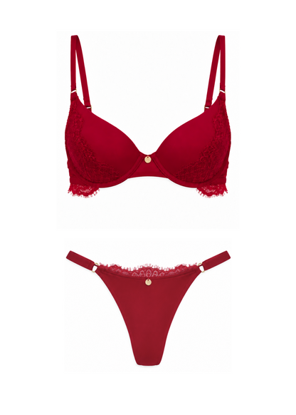 Soft Lace Bra &amp; Thong Danielle